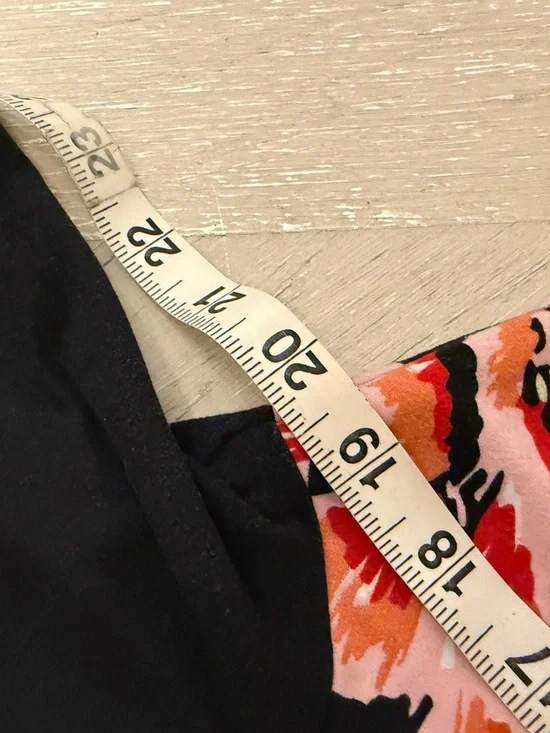 Agnes & Dora Black Maxi Dress with Red, Blue & Cream Floral Print - Picture 6 of 9